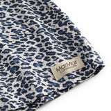 Blå langærmet leopard t-shirt til børn