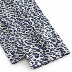 Blå leopard leggings til børn