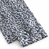 Blå leopard leggings til børn