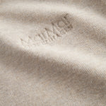 Beige baby sweatshirt med logo broderi