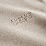 Beige langærmet sweatshirt til børn med rib