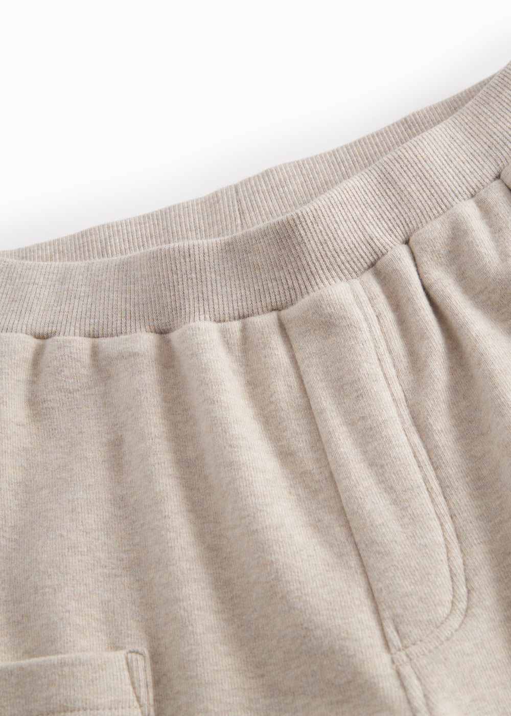 Sweatbukser til børn med lommer og ribkant i talje