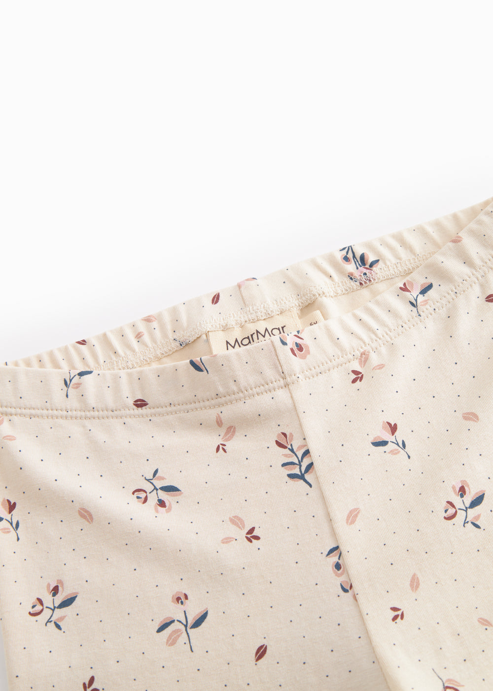 Leggings til børn med blomstret mønster