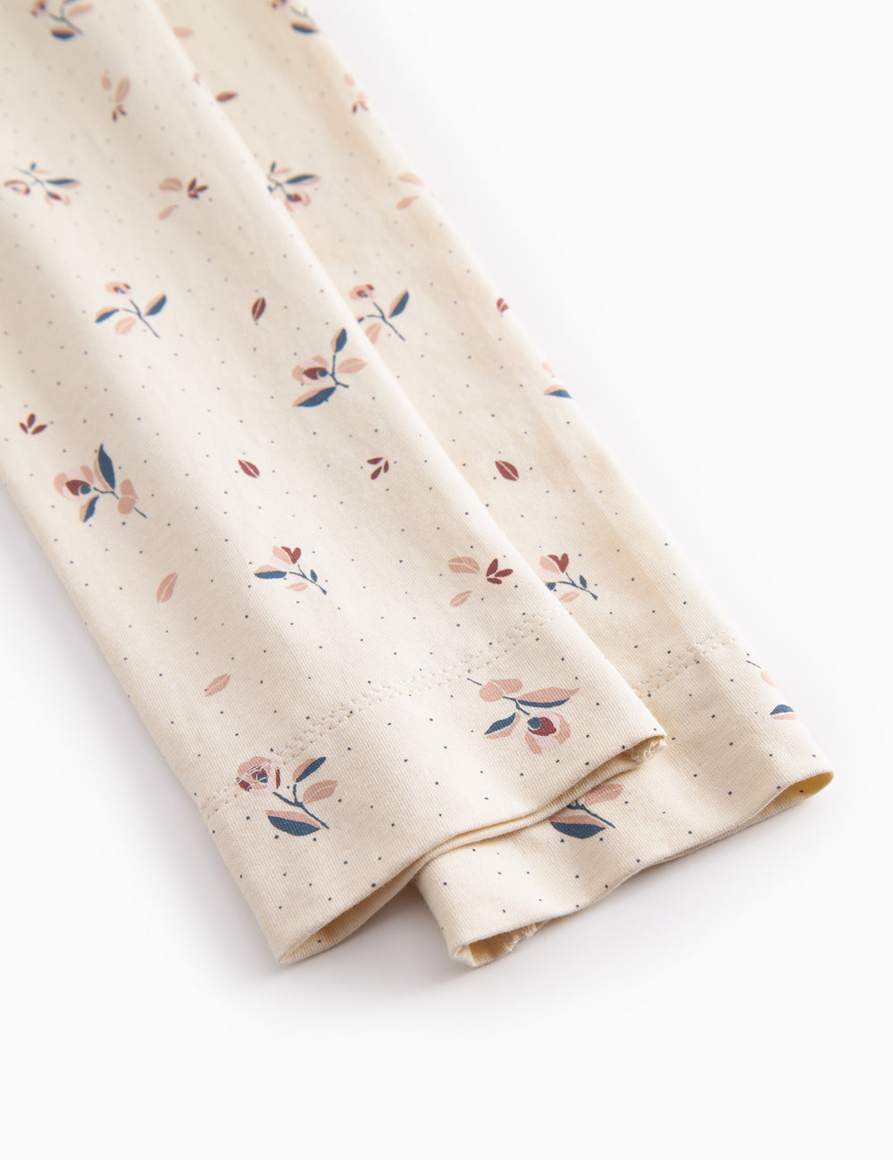 Leggings til børn med blomstret mønster