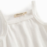 Baby bodystocking uden ærmer med stropper