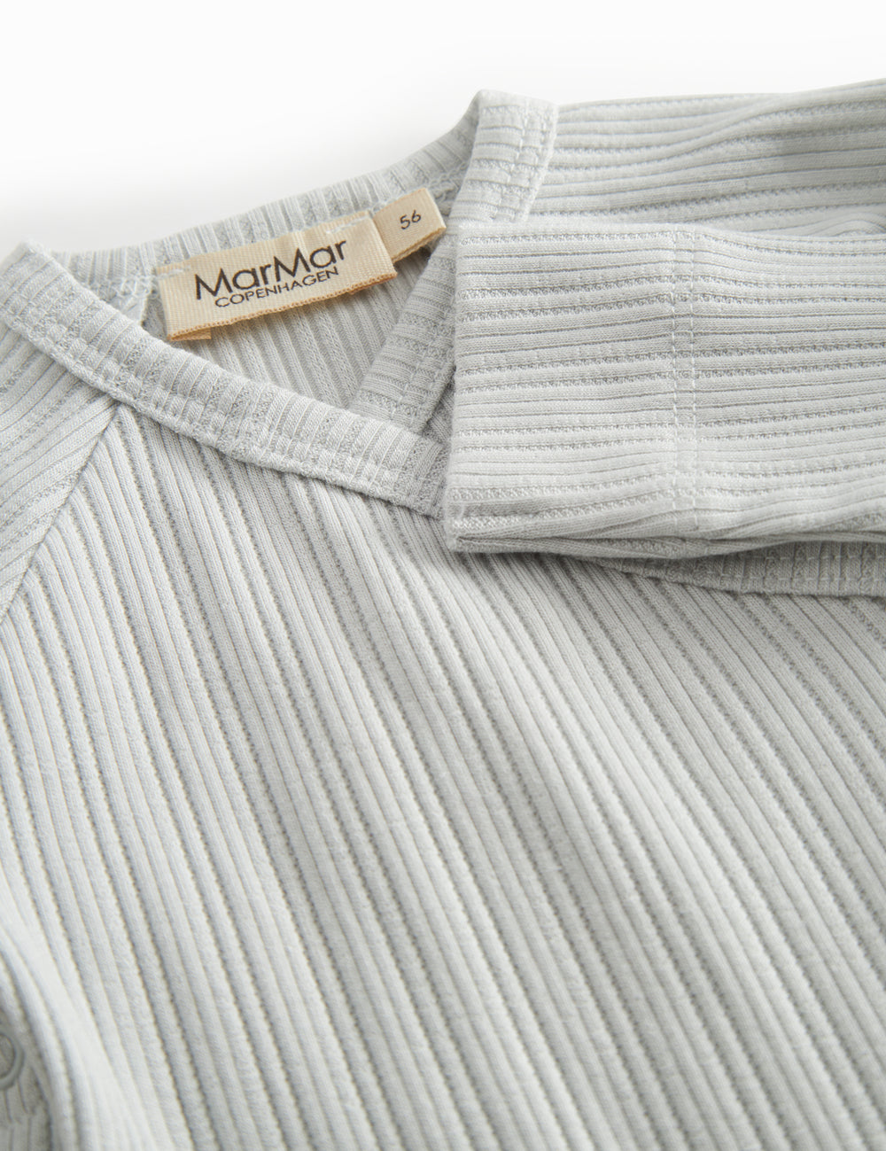 Langærmet lysegrøn pointelle bodystocking til nyfødte