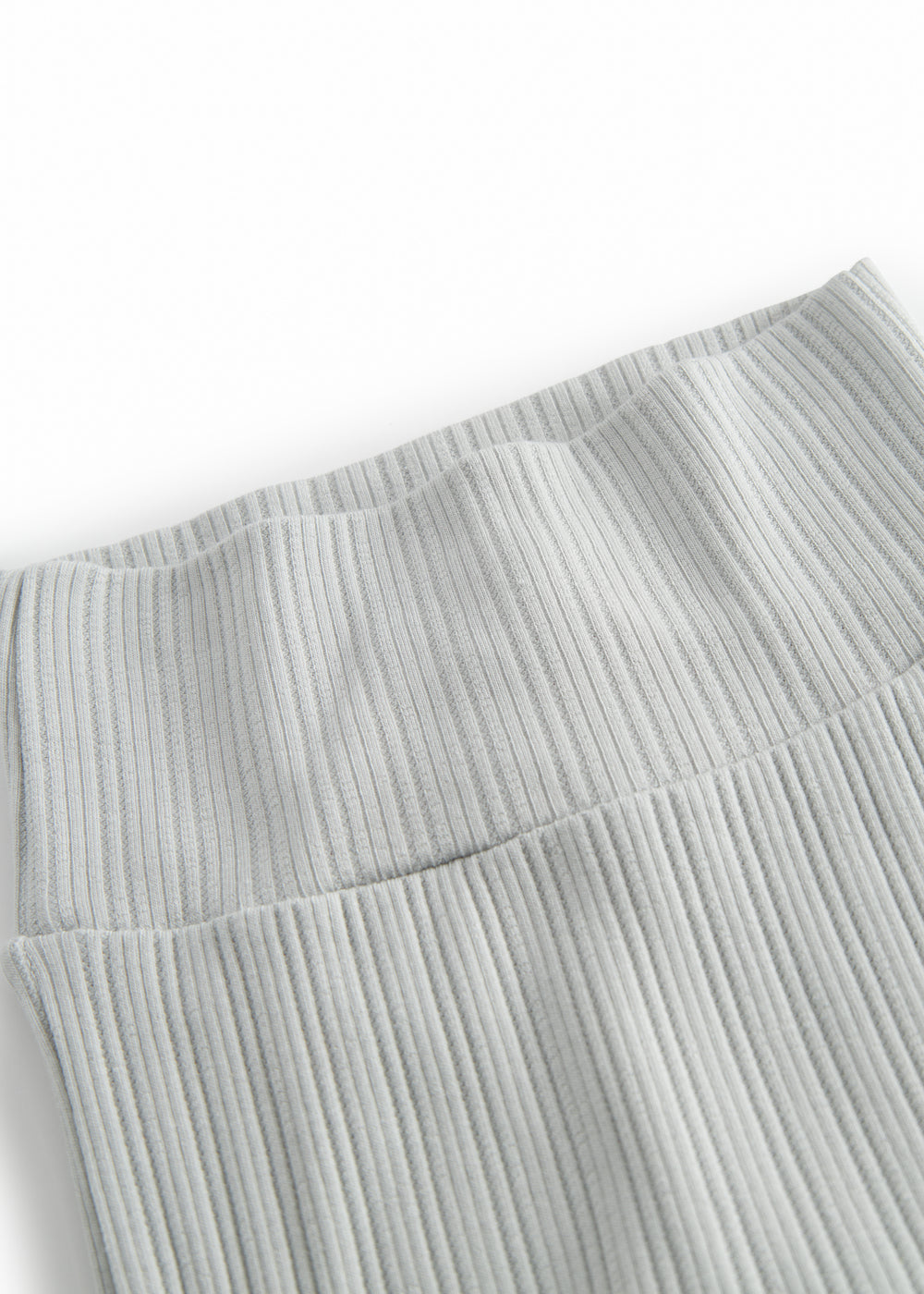 Lysegrøne pointelle bukser med fødder til nyfødt baby