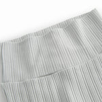 Lysegrøne pointelle bukser med fødder til nyfødt baby