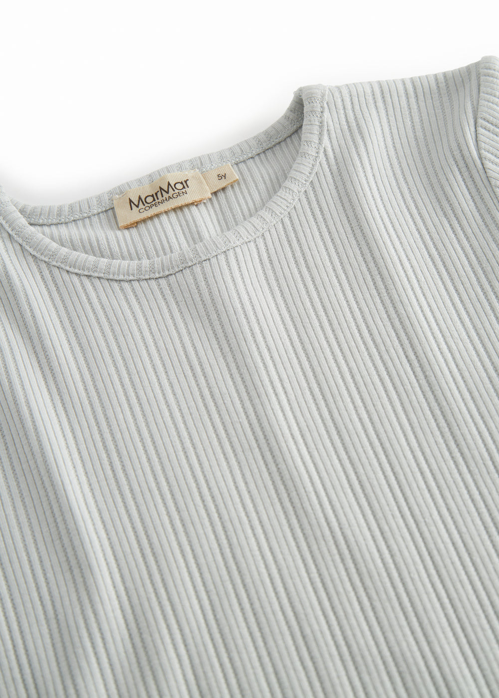 Lysegrøn langærmet pointelle t-shirt til børn