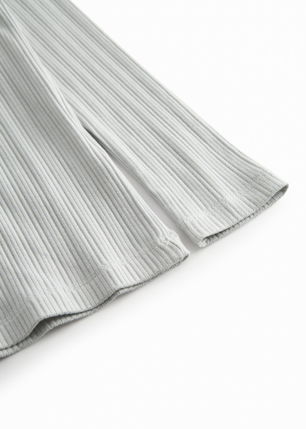 Lysegrøn langærmet pointelle t-shirt til børn