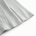 Lysegrøn langærmet pointelle t-shirt til børn