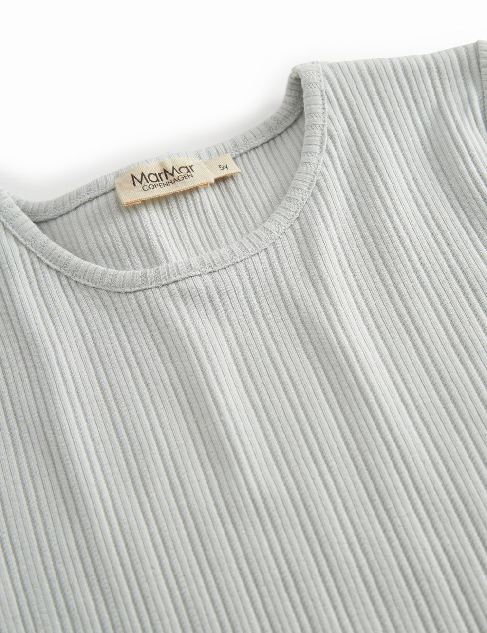 Lysegrøn kortærmet pointelle t-shirt til børn