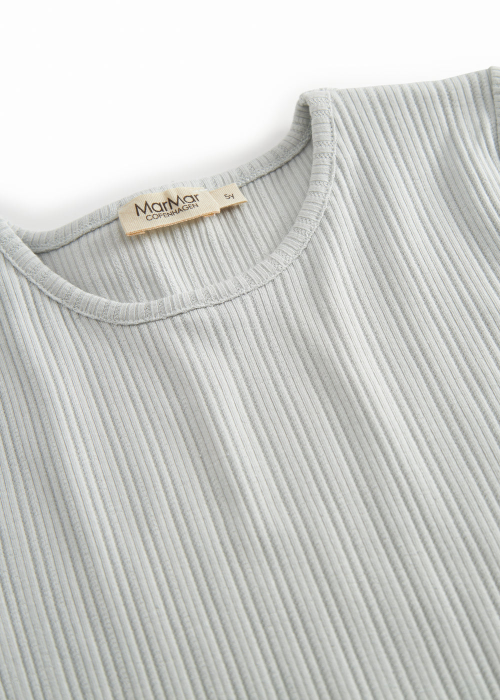 Lysegrøn kortærmet pointelle t-shirt til børn