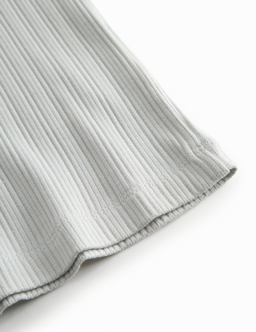 Lysegrøn kortærmet pointelle t-shirt til børn