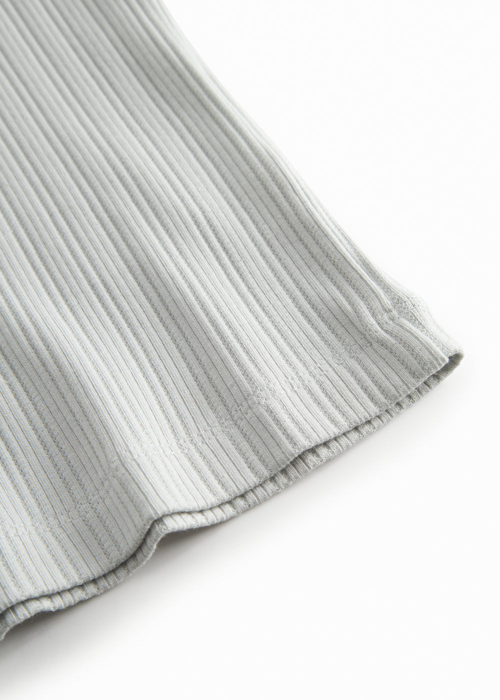 Lysegrøn kortærmet pointelle t-shirt til børn