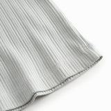 Lysegrøn kortærmet pointelle t-shirt til børn