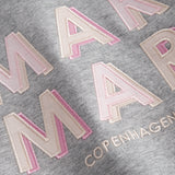 Grå baby sweatshirt til baby med rosa MarMar logo