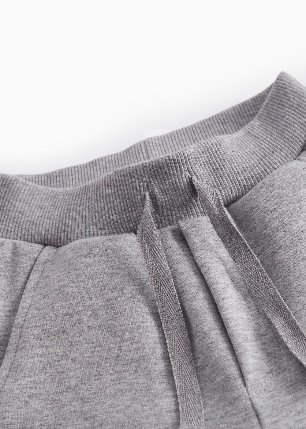 Grå sweat bukser til baby med bindebånd og rosa MarMar logo