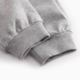 Grå sweat bukser til baby med bindebånd og blå MarMar logo