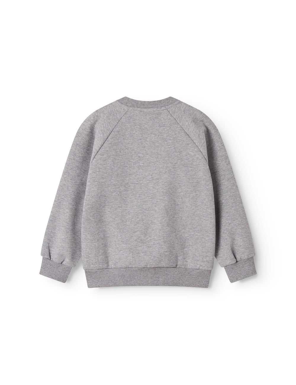 Grå sweatshirt til børn med rosa MarMar logo i blå og rosa