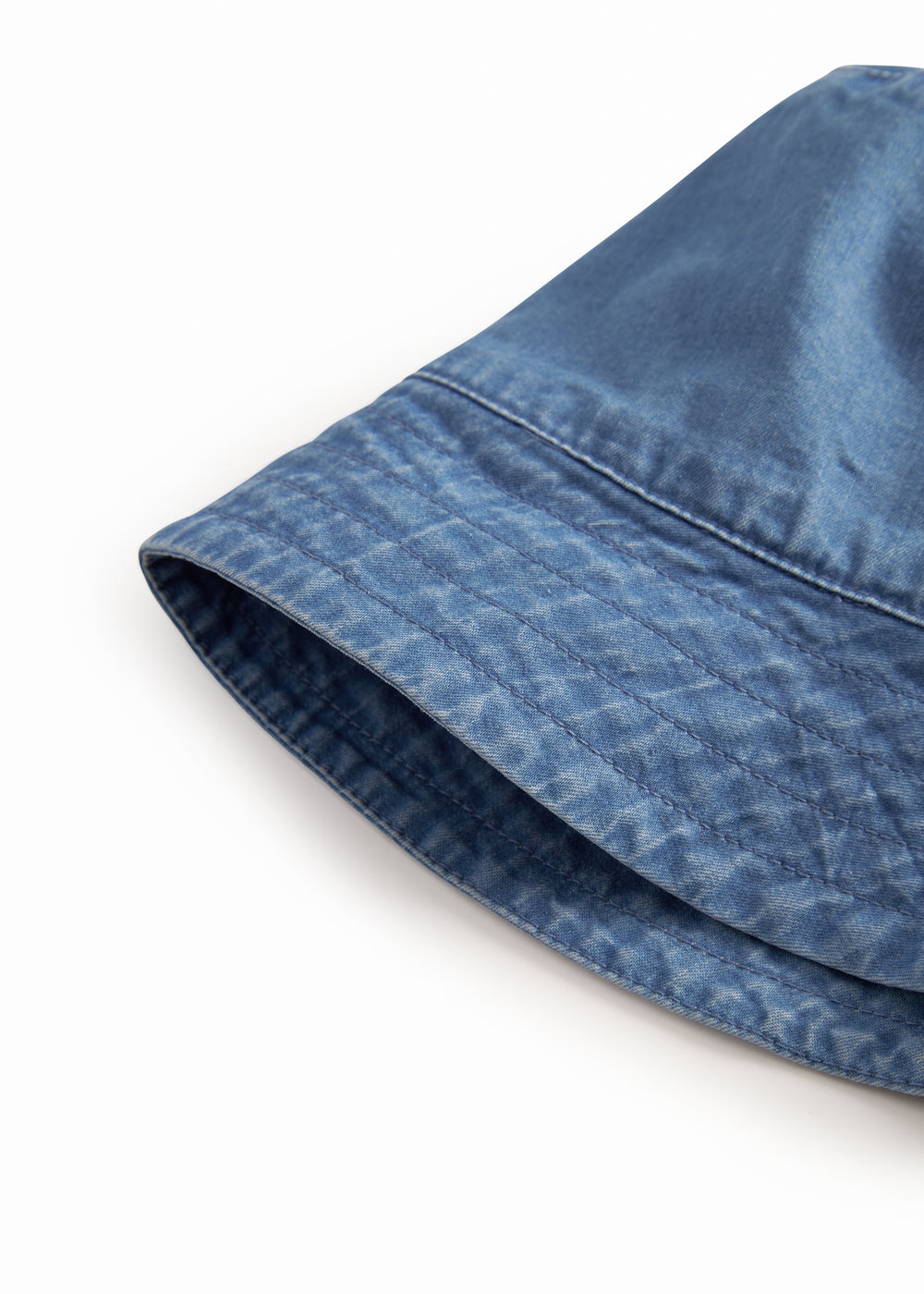 Blå denim bøllehat til børn