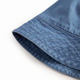 Blå denim bøllehat til børn