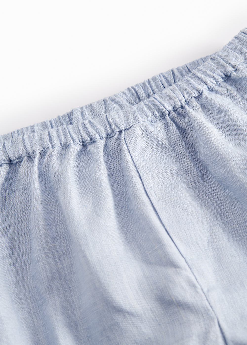 Lyseblå shorts/bloomers til baby
