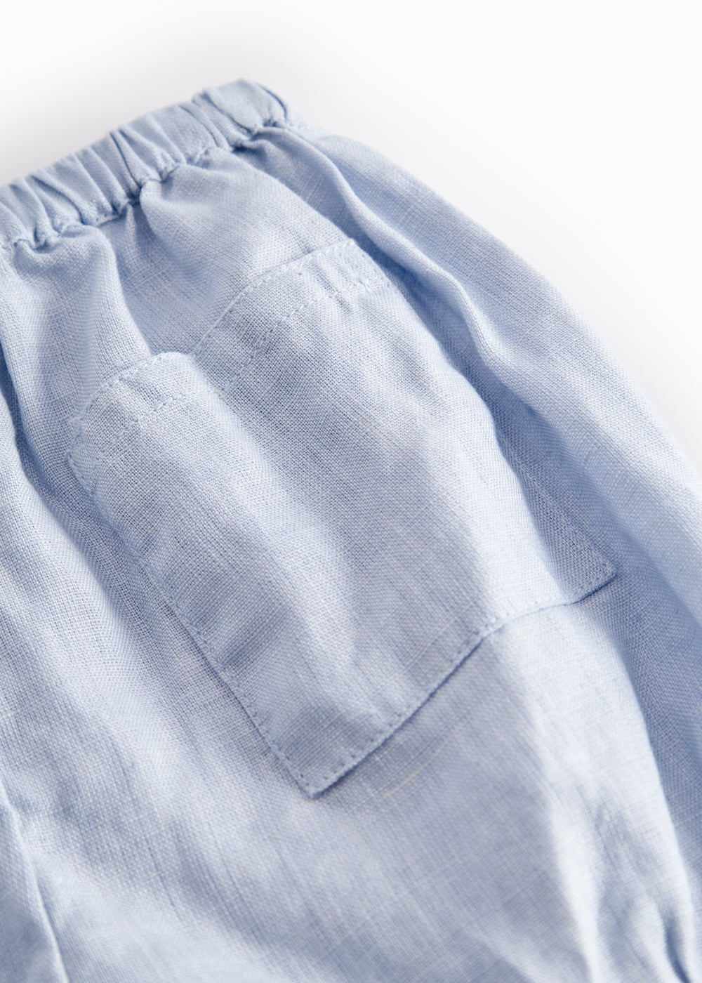 Lyseblå shorts/bloomers til baby