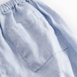 Lyseblå shorts/bloomers til baby