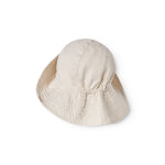 Beige sommerhat til baby