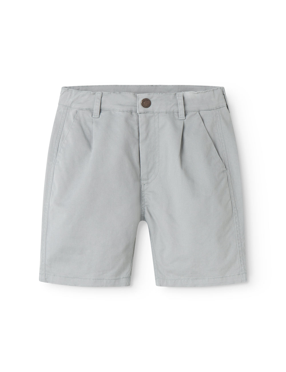 Blå chino shorts til børn med elastik