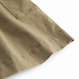 Grøn chino nederdel til børn med vidde