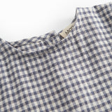 Kortærmet ternet baby heldragt 