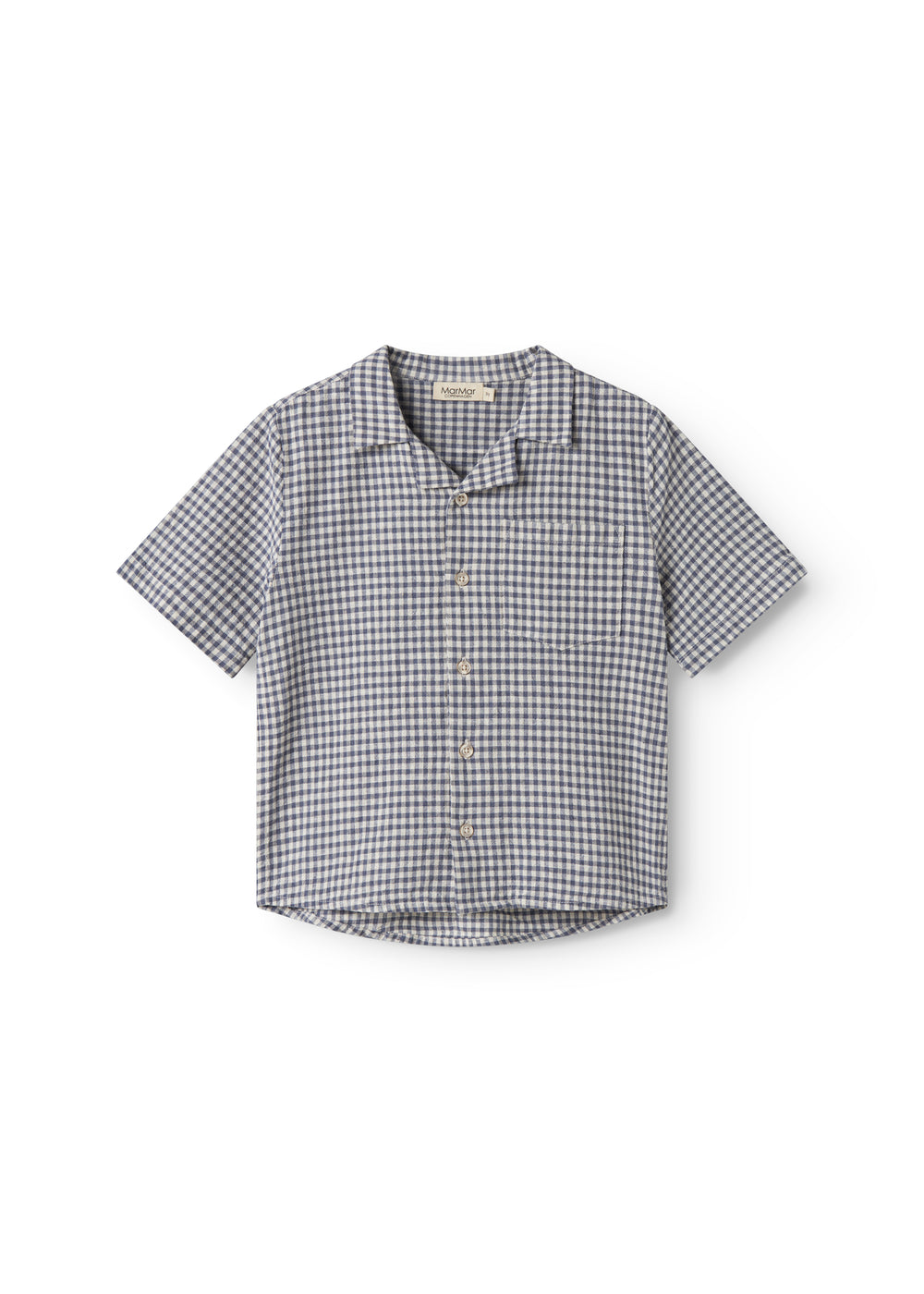 Kortærmet ternet skjorte til børn