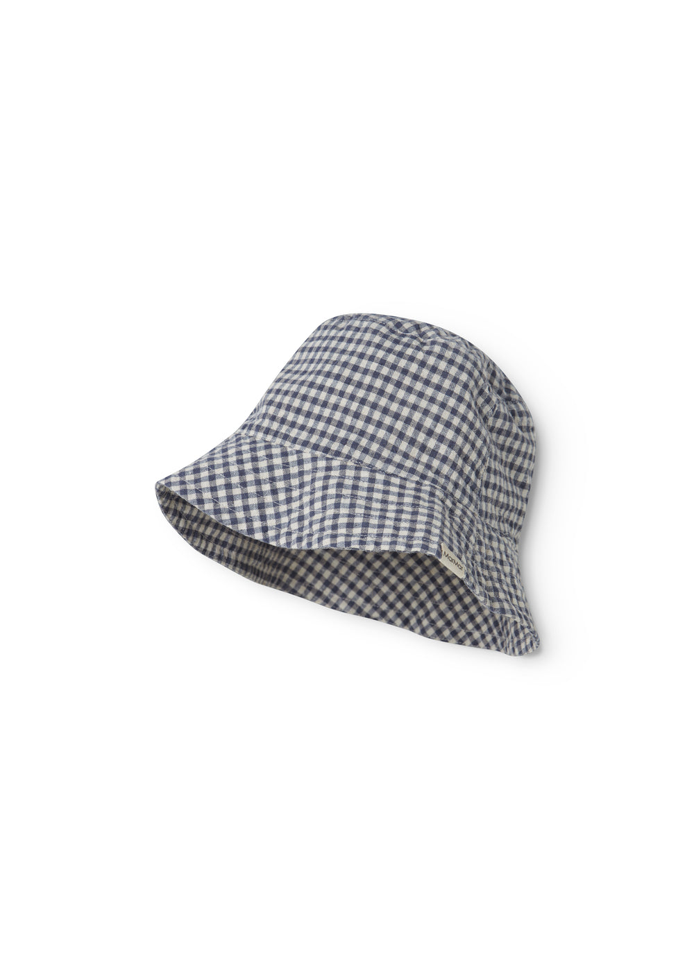 Ternet sort og hvid bøllehat til børn