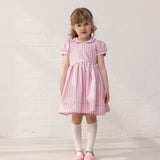 Alina L - Hårspænde, Bonbon Pink Stripes