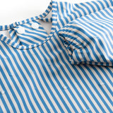 Apron LS - Spiseforklæde, Blue Stripe