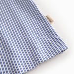 Langærmet badetrøje til børn med blå striber