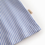 Langærmet badetrøje til børn med blå striber