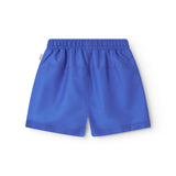 Blå badeshorts  med stropper til børn