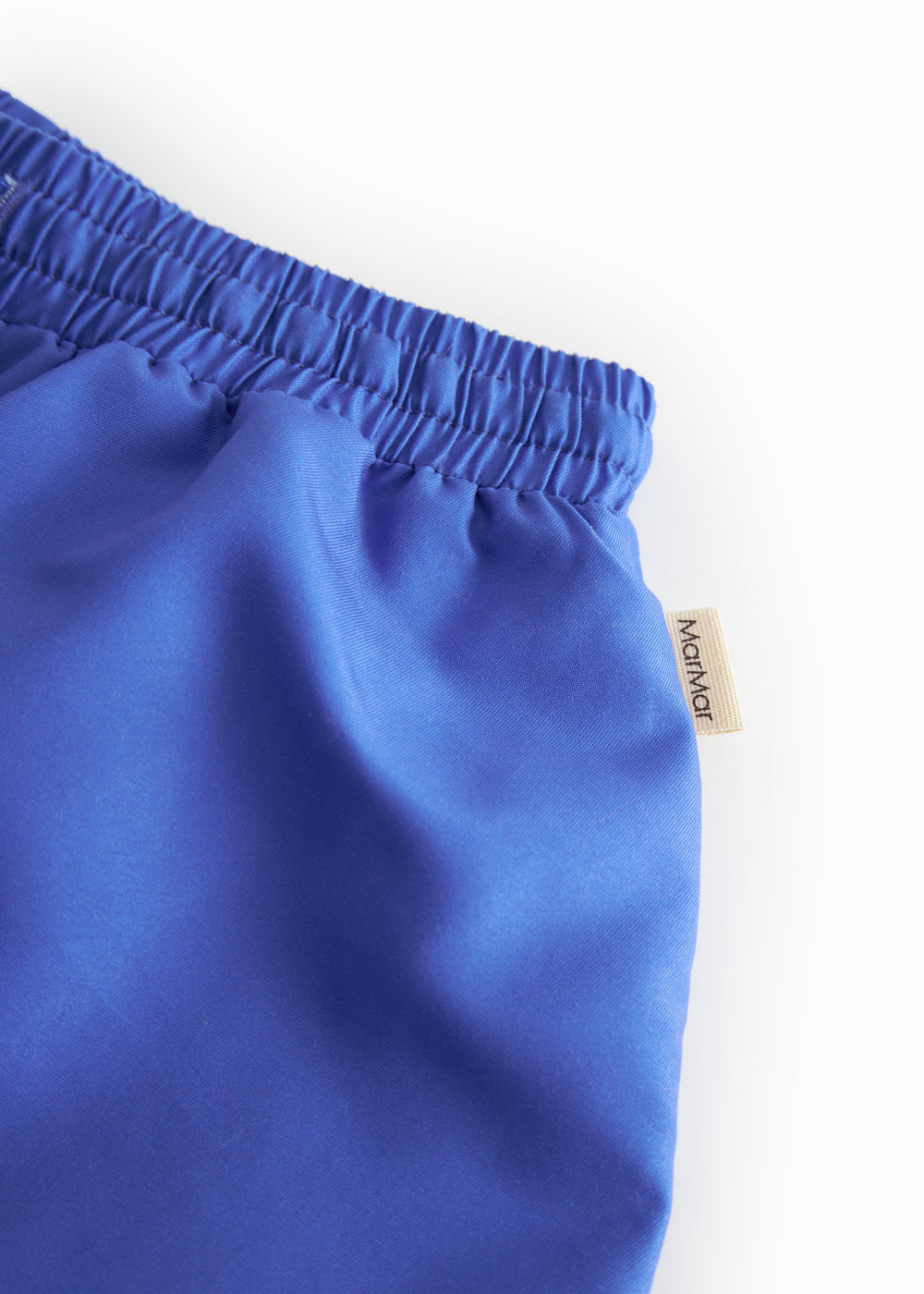 Blå badeshorts  med stropper til børn