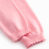 Lyserøde strikbukser til baby