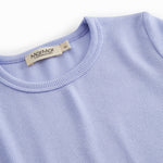 Lyslilla langærmet t-shirt til børn
