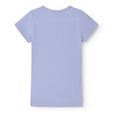 Lyslilla kortærmet t-shirt til børn