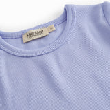 Lyslilla kortærmet t-shirt til børn