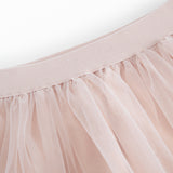 Lyserød tyl nederdel til børn med enhjørninger og stjerner