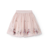 Lyserød tyl nederdel til børn med enhjørninger og stjerner