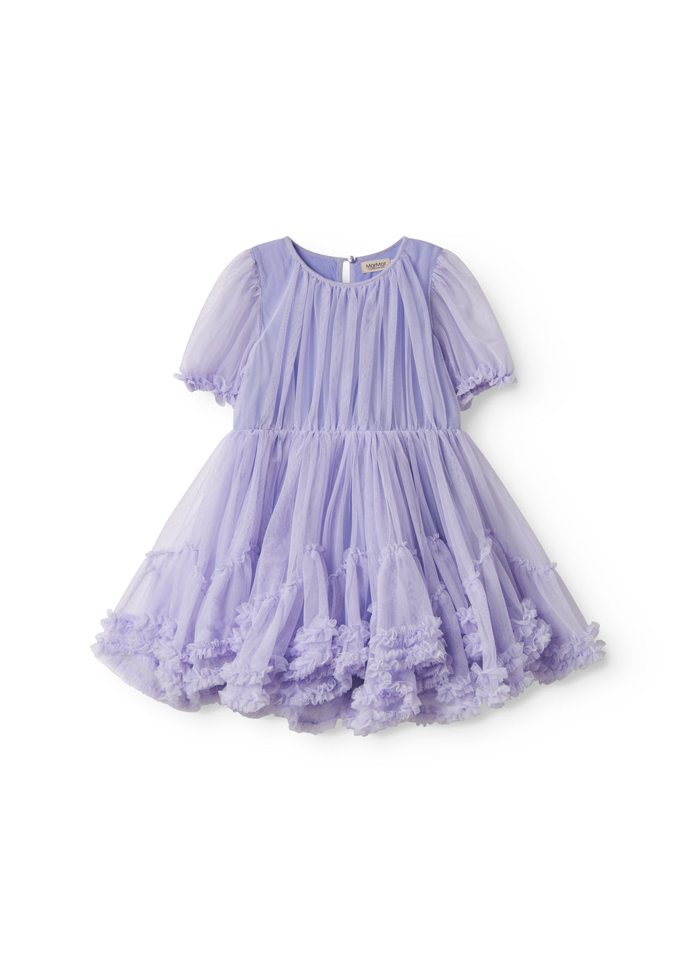 Lyslilla børnekjole i tyl