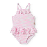 Swinnie Bathing Suit, Badedragt - Pink Stripe