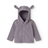 Olini Jacket, Teddy Jakke - Purple Suede
